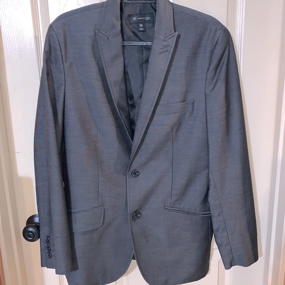Gray Men’s slim fit blazer
